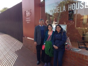 At Mandela House in Soweto